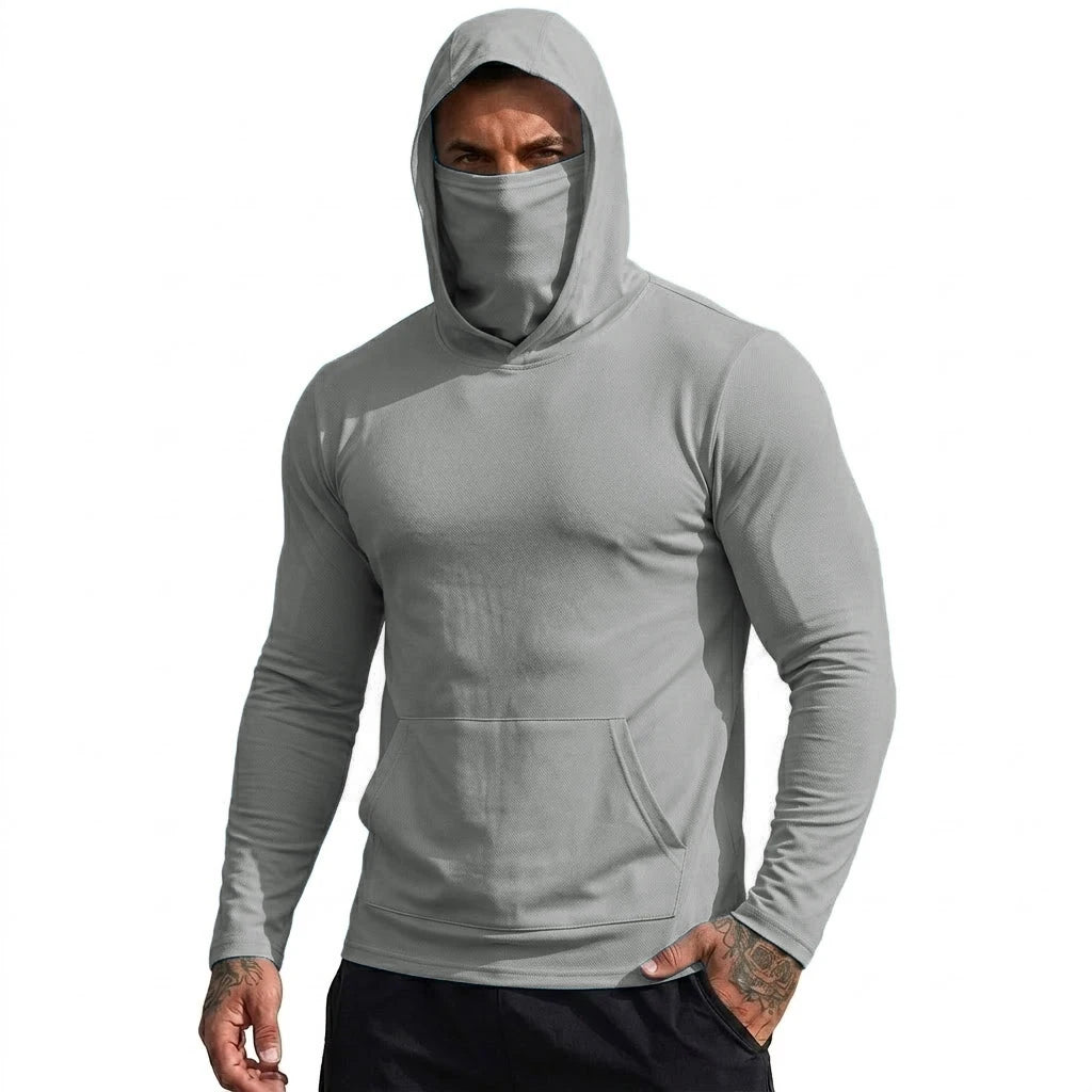 Men’s Lightweight Quick-Dry Hooded Top – Long Sleeve