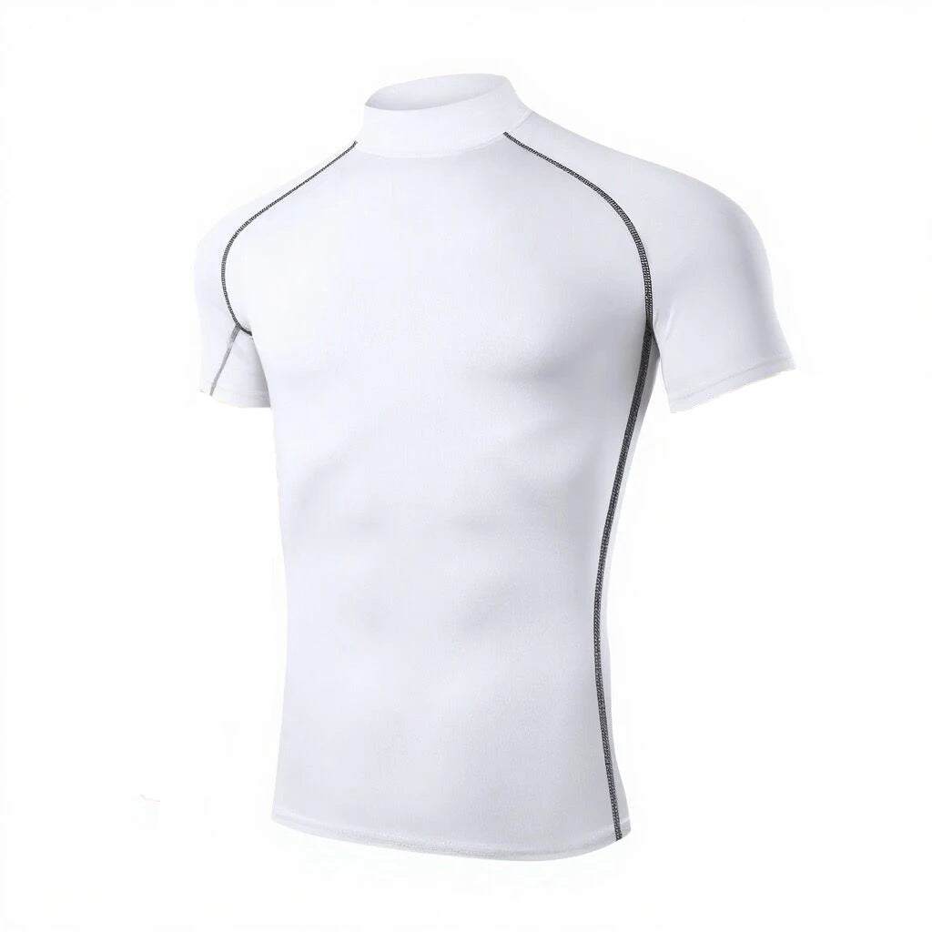 Men’s Short-Sleeve Compression Gym T-Shirt | Quick-Dry