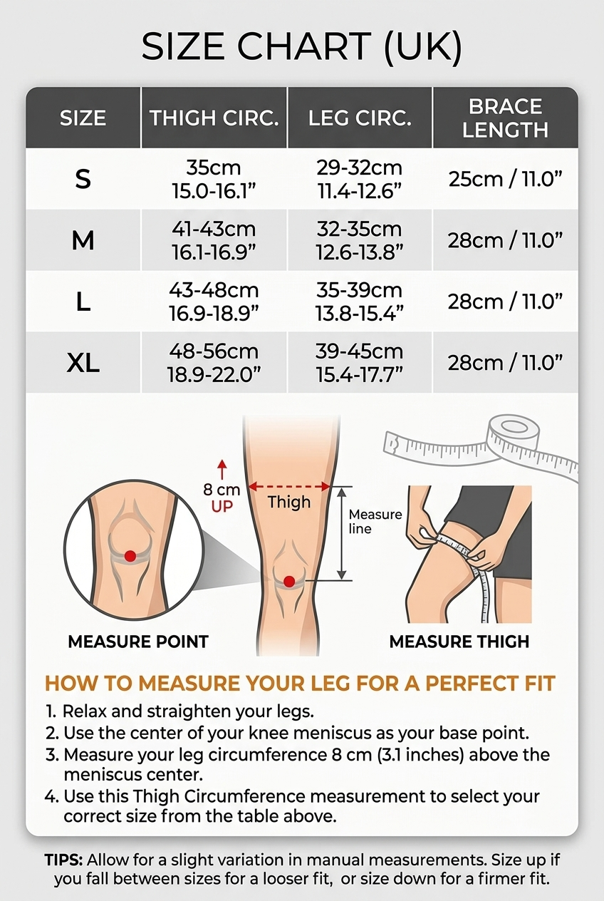 Manzonni Premium Knee Compression Sleeve