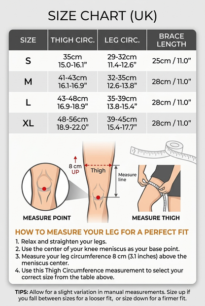 Manzonni Premium Knee Compression Sleeve