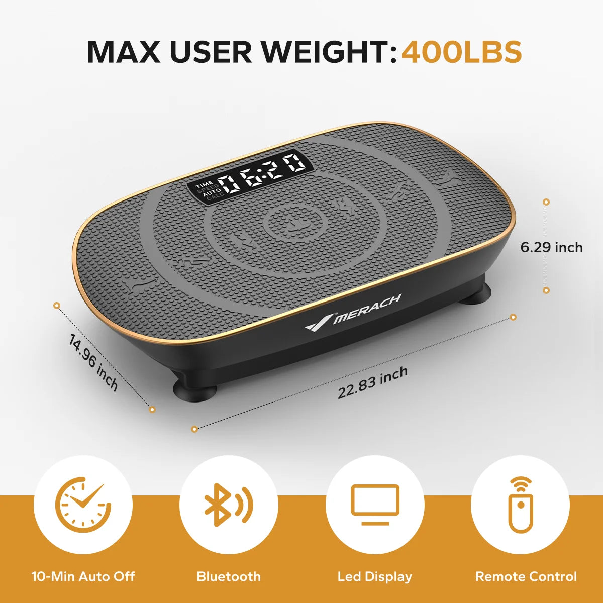 MERACH CV30 Vibration Plate – Full-Body Home Workout