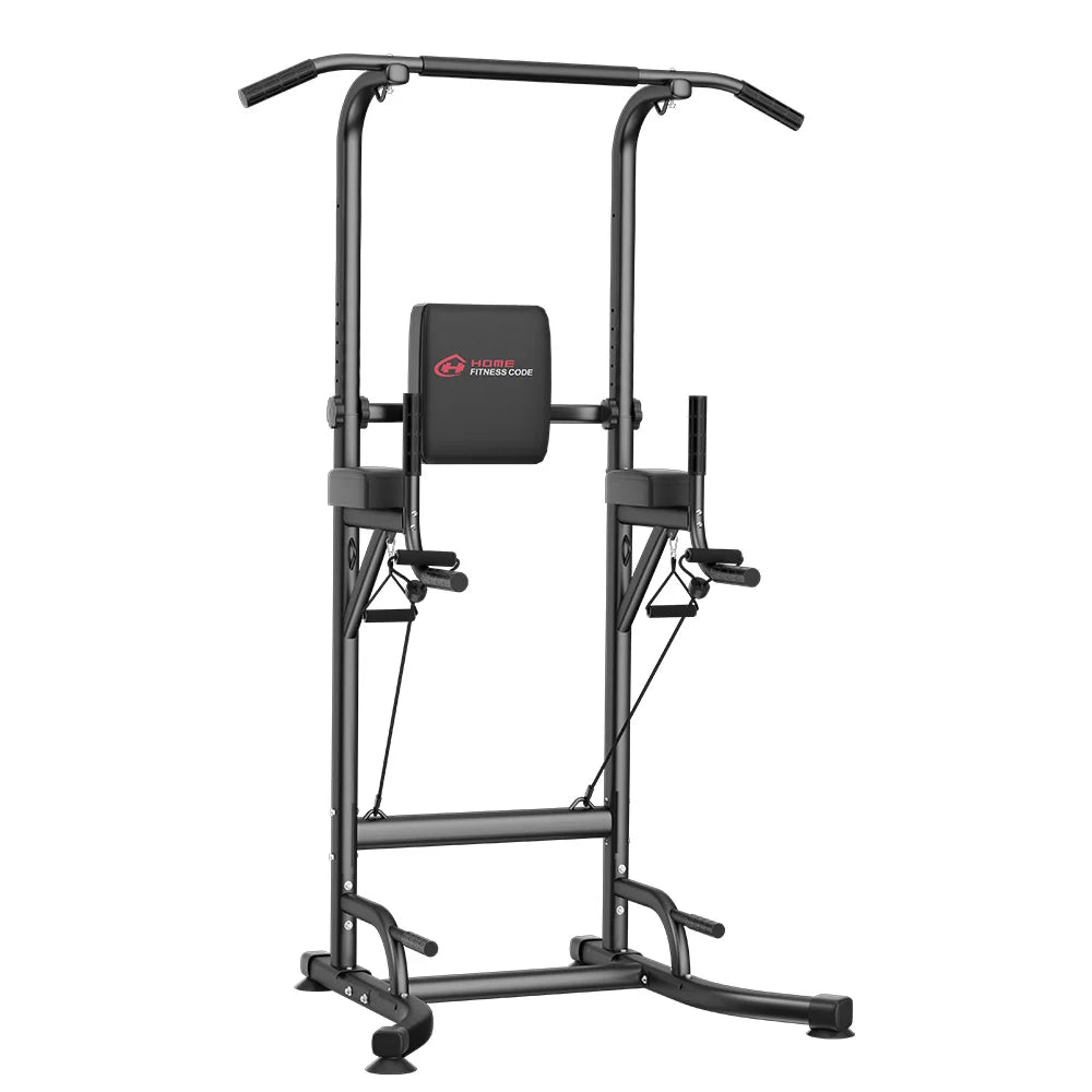 Adjustable Power Tower Pull-Up & Dip Station for Home Training