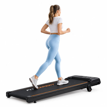 RAMYPOKET Under-Desk Walking Pad with 9% Incline & App Control | 1–8 km/h