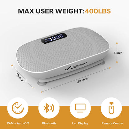 MERACH CV30 Vibration Plate – Full-Body Home Workout
