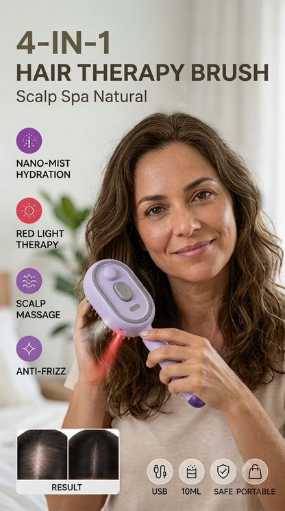Hair Therapy Brush™ | 4-in-1 Hair Treatment Brush