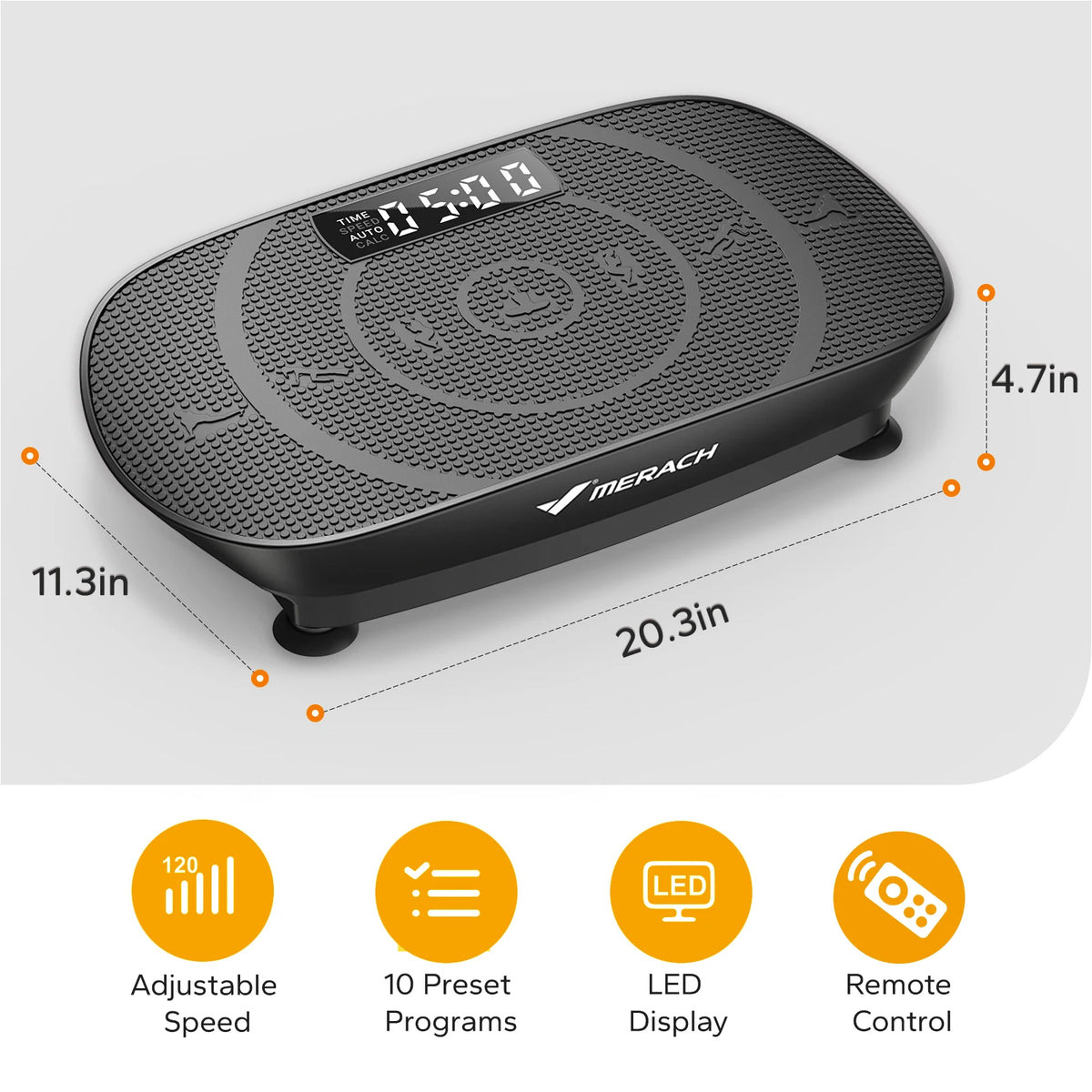 MERACH CV30 Vibration Plate – Full-Body Home Workout