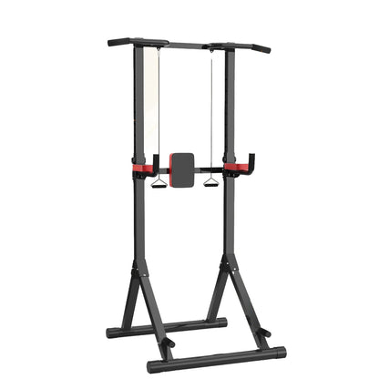 Adjustable Power Tower Pull-Up & Dip Station for Home Training