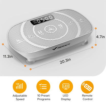 MERACH CV30 Vibration Plate – Full-Body Home Workout