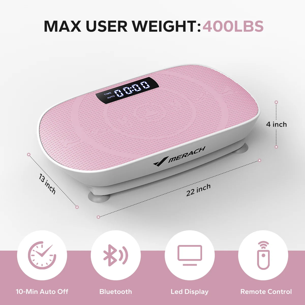 MERACH CV30 Vibration Plate – Full-Body Home Workout
