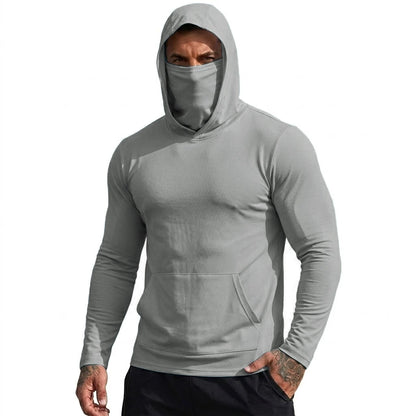 Men’s Lightweight Quick-Dry Hooded Top – Long Sleeve