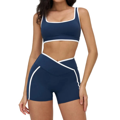 Women's 2-Piece Gym Set | Sports Bra & High-Waisted Leggings