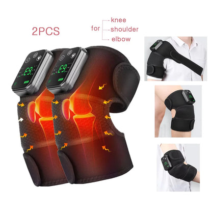 Rechargeable Heated Knee Massager with Vibration | Knee, Elbow & Shoulder