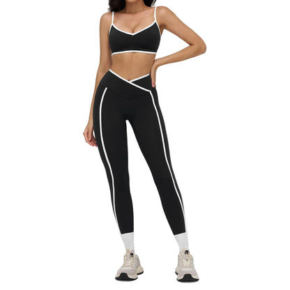 Women's 2-Piece Gym Set | Sports Bra & High-Waisted Leggings