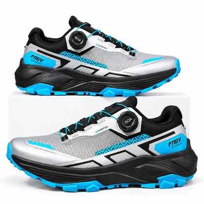 Men’s Outdoor Trail Sneakers – Adjustable Dial, Breathable Hiking & Casual Shoes