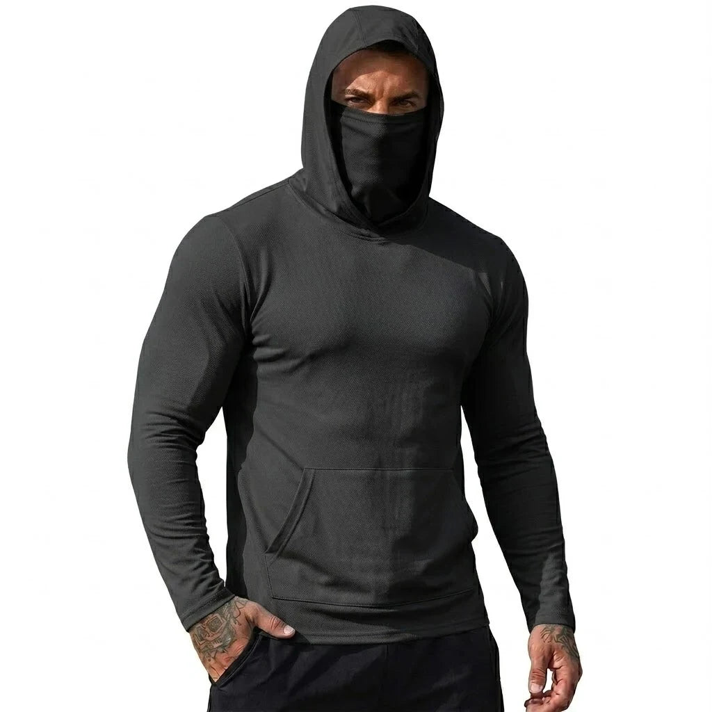 Men’s Lightweight Quick-Dry Hooded Top – Long Sleeve