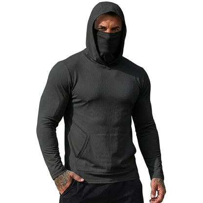 Men’s Lightweight Quick-Dry Hooded Top – Long Sleeve
