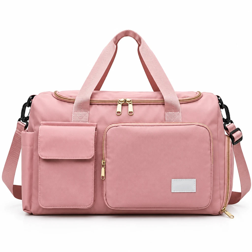 Travel & Gym Holdall with Shoe Compartment | Water-Repellent Nylon