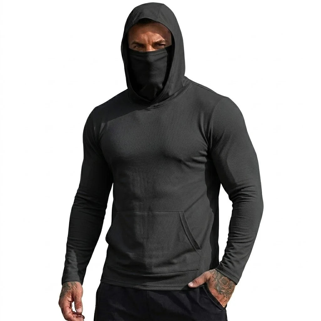 Men’s Lightweight Quick-Dry Hooded Top – Long Sleeve