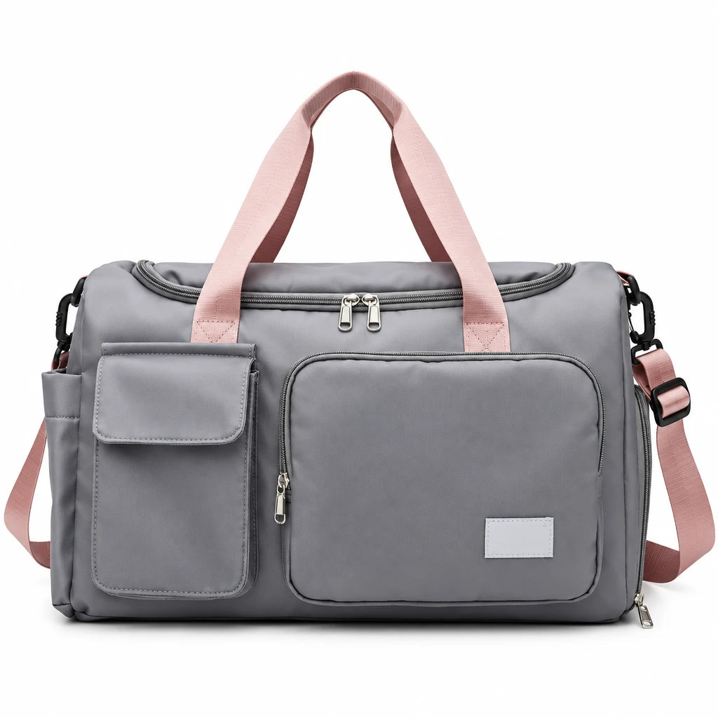 Travel & Gym Holdall with Shoe Compartment | Water-Repellent Nylon