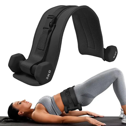 Adjustable Weighted Waist Belt – Home Workout Training Belt for Hip Shaping & Strength Training