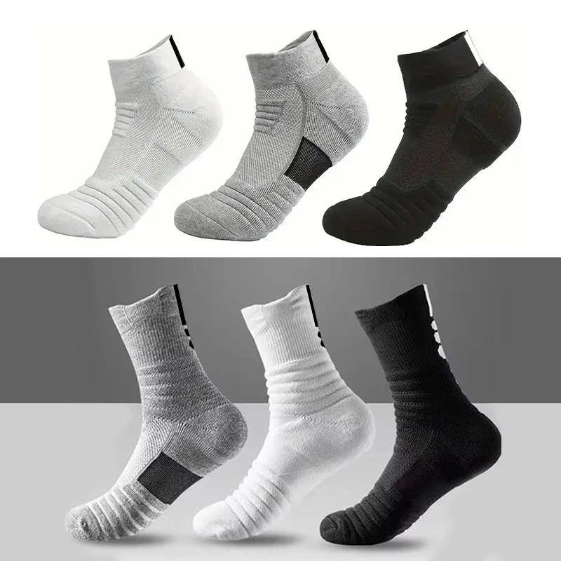 Men’s Anti-Slip Sports Socks – Breathable Comfort for Football & Training