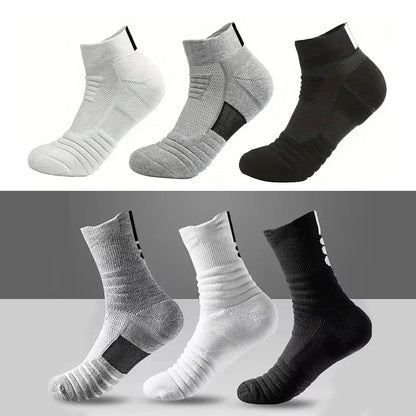 Men’s Anti-Slip Sports Socks – Breathable Comfort for Football & Training