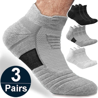 Men’s Anti-Slip Sports Socks – Breathable Comfort for Football & Training
