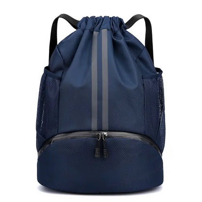 Drawstring Sports Backpack with Wet & Dry Storage | Gym & Swim