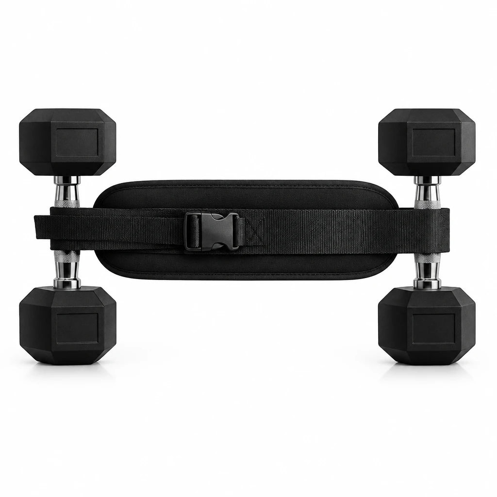 Adjustable Weighted Waist Belt – Home Workout Training Belt for Hip Shaping & Strength Training