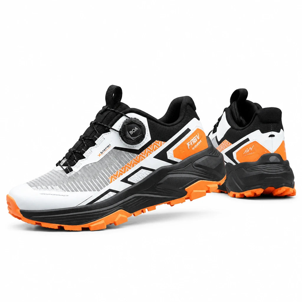 Men’s Outdoor Trail Sneakers – Adjustable Dial, Breathable Hiking & Casual Shoes