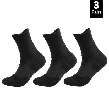 Men’s Anti-Slip Sports Socks – Breathable Comfort for Football & Training