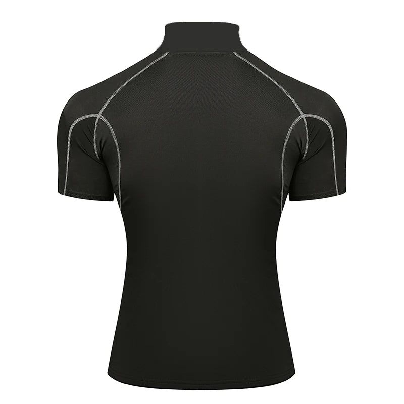 Men’s Short-Sleeve Compression Gym T-Shirt | Quick-Dry