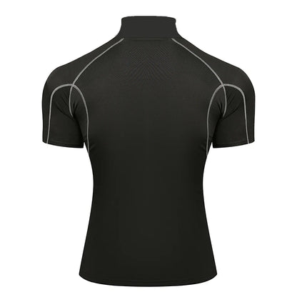Men’s Short-Sleeve Compression Gym T-Shirt | Quick-Dry