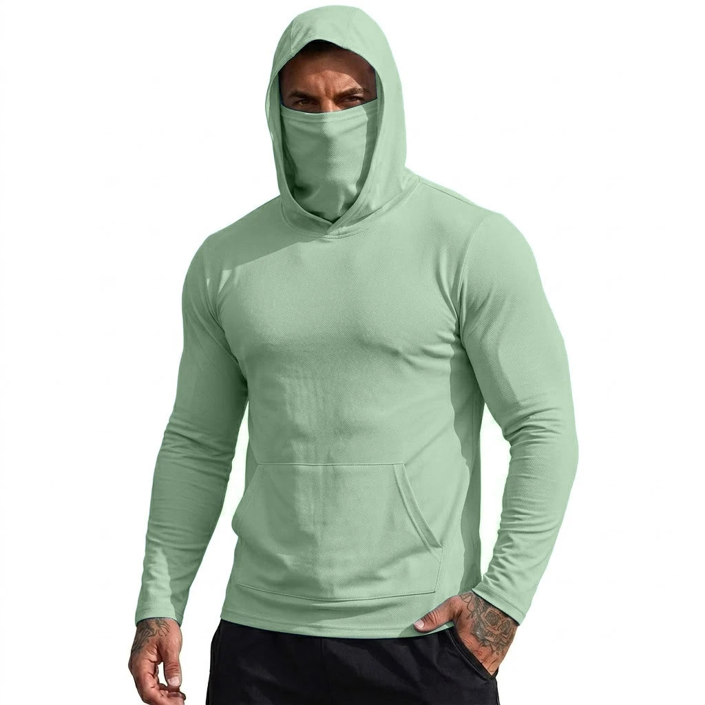 Men’s Lightweight Quick-Dry Hooded Top – Long Sleeve