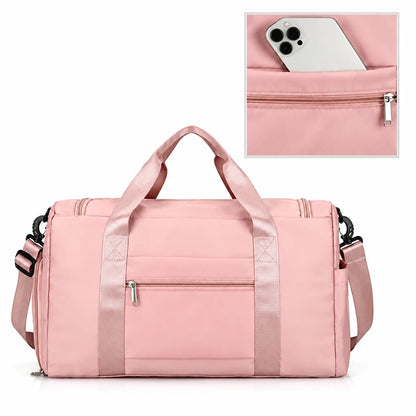 Travel & Gym Holdall with Shoe Compartment | Water-Repellent Nylon