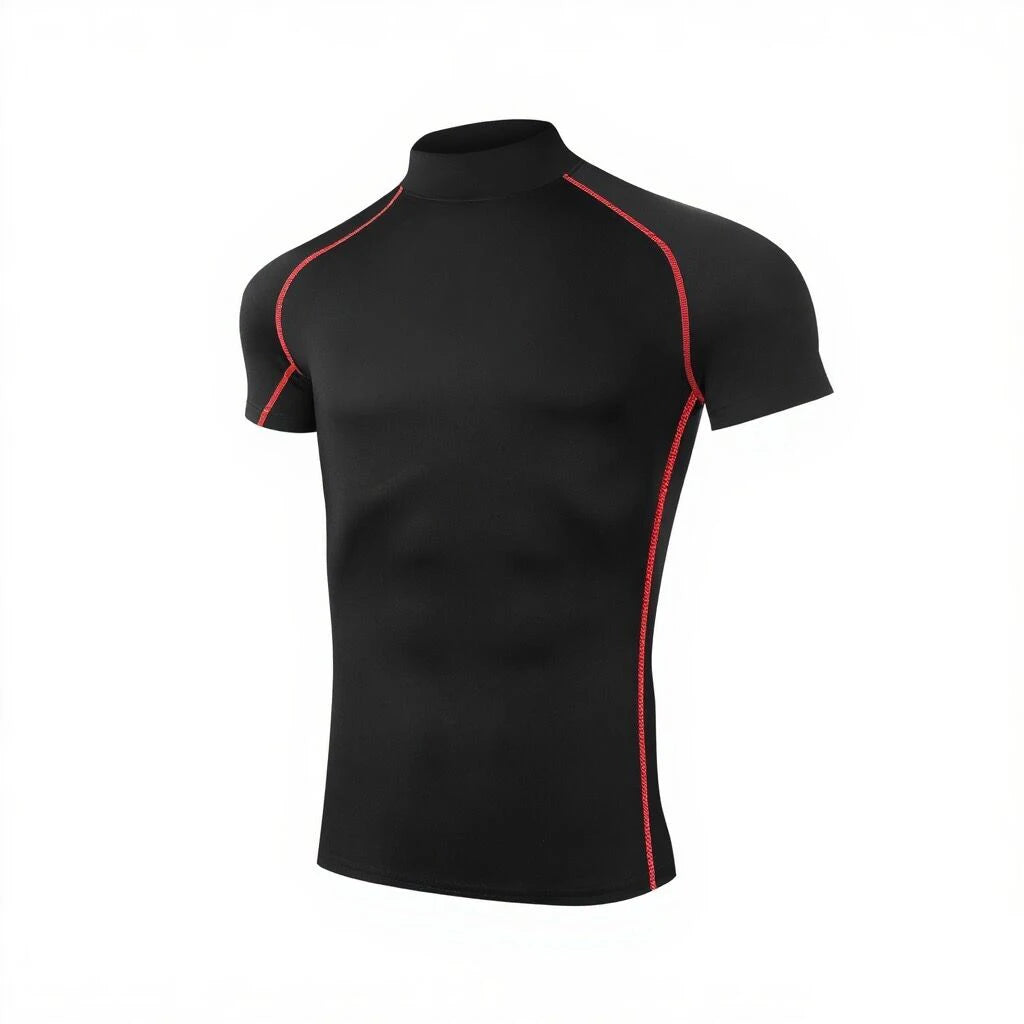 Men’s Short-Sleeve Compression Gym T-Shirt | Quick-Dry