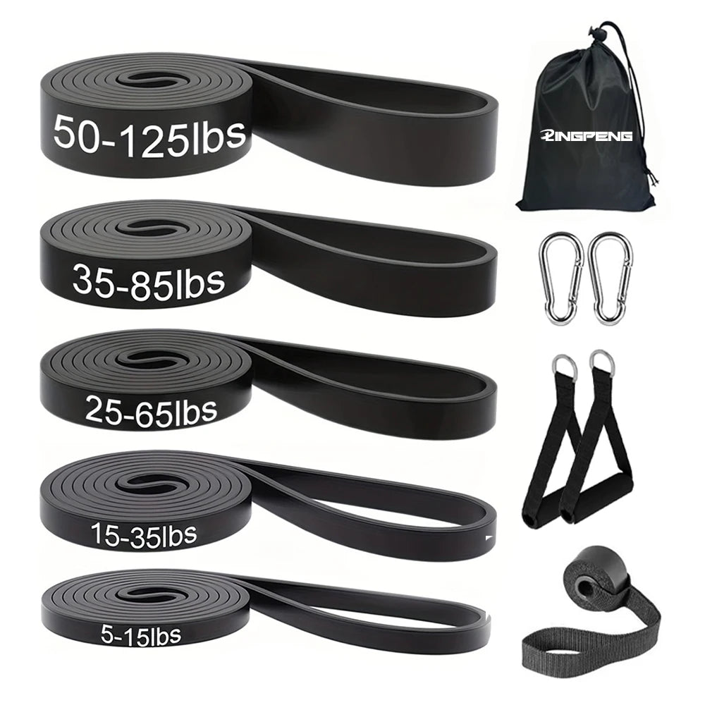 Resistance Bands Set for Home Workouts & Assisted Pull-Ups | 5 or 11 Pieces