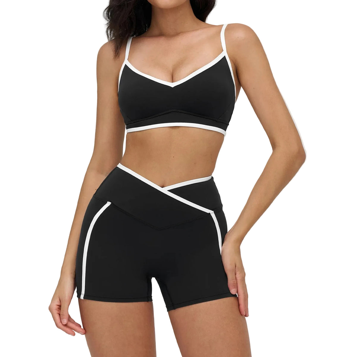 Women's 2-Piece Gym Set | Sports Bra & High-Waisted Leggings