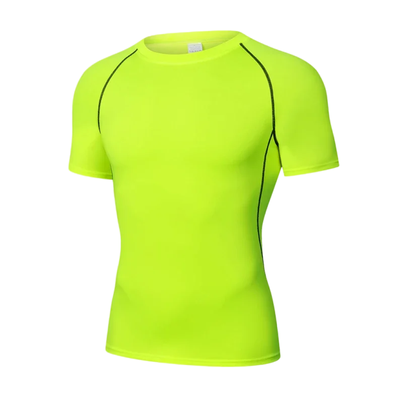 Men’s Reflective Compression T-Shirt – Quick-Dry Performance Fit