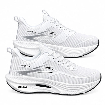 Carbon Plate Running Trainers – Lightweight, Breathable Air Cushion Sneakers (Unisex)