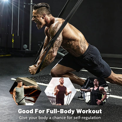 Resistance Bands Set for Home Workouts & Assisted Pull-Ups | 5 or 11 Pieces