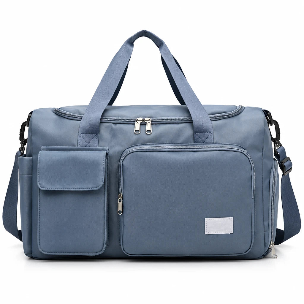 Travel & Gym Holdall with Shoe Compartment | Water-Repellent Nylon