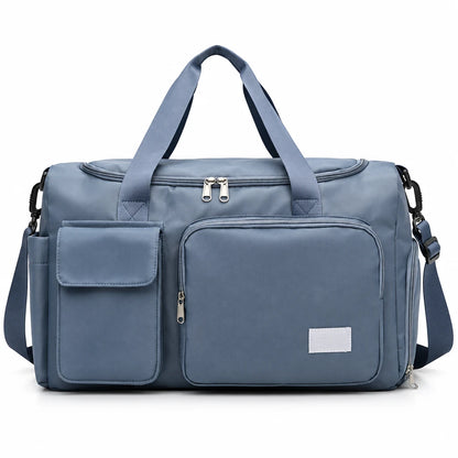 Travel & Gym Holdall with Shoe Compartment | Water-Repellent Nylon