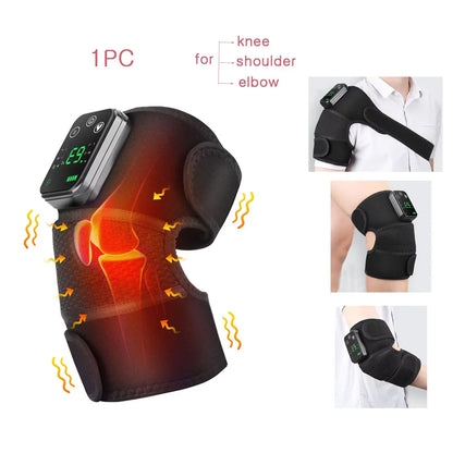 Rechargeable Heated Knee Massager with Vibration | Knee, Elbow & Shoulder
