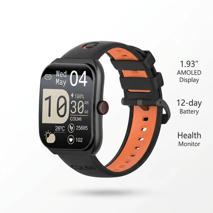 COLMI P86 Smartwatch – 1.93″ AMOLED Display, Bluetooth Calling & Fitness Tracking