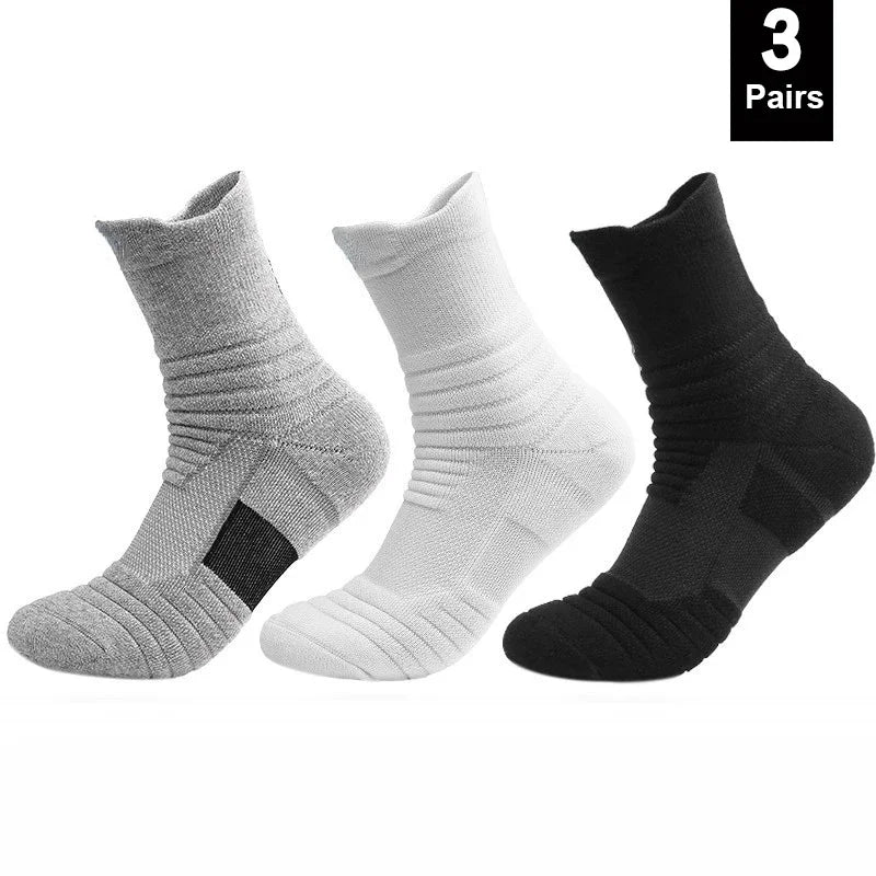 Men’s Anti-Slip Sports Socks – Breathable Comfort for Football & Training