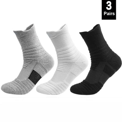 Men’s Anti-Slip Sports Socks – Breathable Comfort for Football & Training