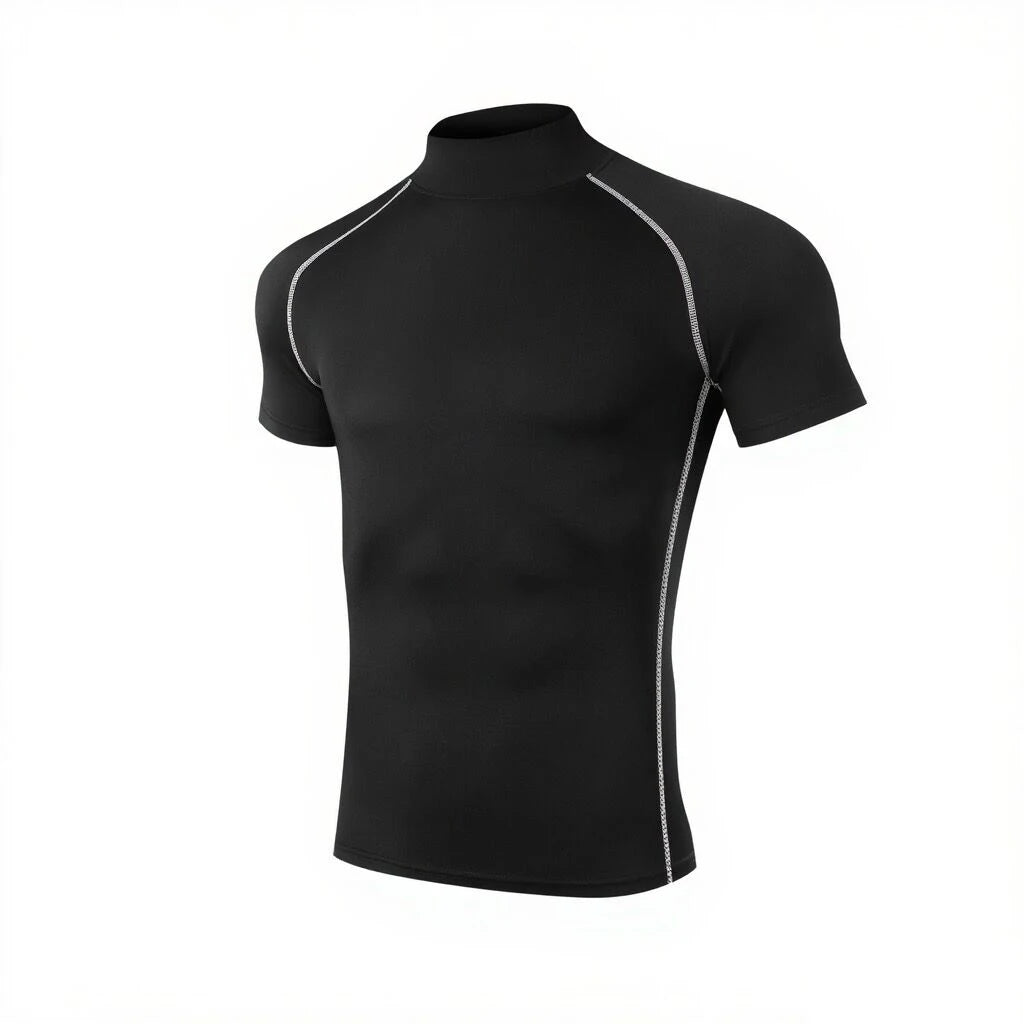 Men’s Short-Sleeve Compression Gym T-Shirt | Quick-Dry