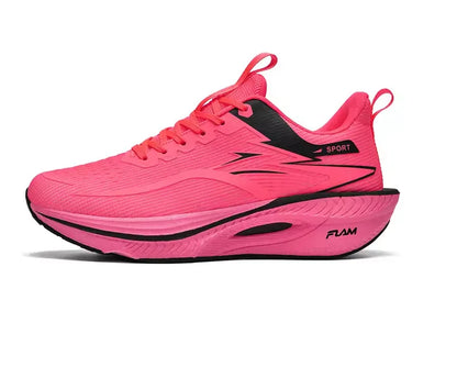 Carbon Plate Running Trainers – Lightweight, Breathable Air Cushion Sneakers (Unisex)