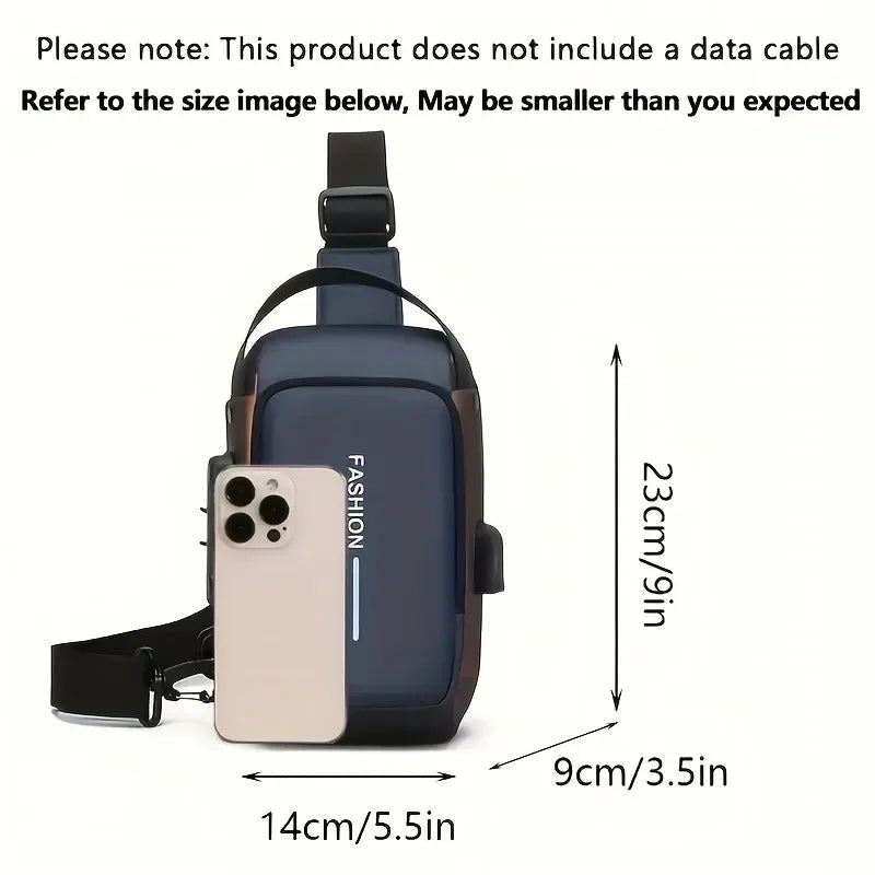 Men’s Crossbody Sling Bag – Everyday Style with a Phone Pocket
